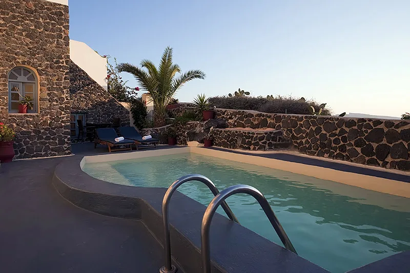 Cycladic architecture at Aspa Villas